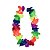 Colar Havaiano Duplo Tecido Color - Imagem 1