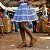 Saia Xadrez Adulto Festa Junina Rendas - Imagem 1