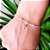 Pulseira bolinhas com cruz delicada - Prata 925 - Imagem 1