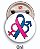 Boton Button Botton Outubro Rosa Novembro Azul 3,5cm- 100 PÇS - Imagem 3