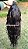 Lace wig cor preto cacheado ondulado - Imagem 4