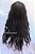 Lace wig cor preto cacheado ondulado - Imagem 8