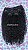 Aplique tic tac 3C/4A BIO FIBRA cor PRETO NATURAL aprox 45 a 50 cm - Imagem 2