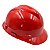 Casco Capacete MSA V-Gard Vermelho CA 498 - Imagem 3