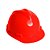 Casco Capacete MSA V-Gard Vermelho CA 498 - Imagem 1