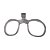 Suporte Clip De Lente Para Óculos de Segurança Grau - Imagem 1