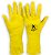 Luva de Látex Multiuso Kalipso Amarela CA13959 - Imagem 1