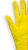 Luva de Látex Multiuso Kalipso Amarela CA13959 - Imagem 3