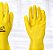 Luva Nitrílica Sem Forro Volk Amarela CA 16314 - Imagem 2