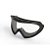 Óculos de Proteção Valeplast Spider Preto Ampla Visão Incolor - Imagem 1