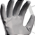 Luva Têxtil Nitrílica Cinza Poli Nitrilo Handex CA 46615 - Imagem 3