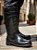 Bota Pvc Bico Aço Impermeavel Epi Cano Longo Preta Bracol - Imagem 2