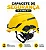 Capacete Alpinista Catraca Com Jugular V-gard H1 Msa Amarelo - Imagem 2
