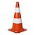 CONE PVC RIGIDO KTELI LARANJA/BRANCO 50CM - Imagem 1