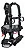 Cinto Paraquedista 5 Pontos U S Targa Lock Ca 45301 - Imagem 1