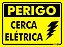 Placa Perigo Cerca Elétrica Ps93 15x20cm - Imagem 1