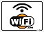 Placa Wi Fi Zone Ps633 20x15cm - Imagem 1