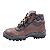 Botina Miura Safetline Couro Liso Marrom - Imagem 4