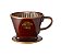 PORTA FILTRO DE CAFÉ CERÂMICA KALITA 102 MARROM - Imagem 1