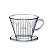 PORTA FILTRO DE PLÁSTICO TRANSPARENTE KALITA 102 D - Imagem 1