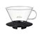 PORTA FILTRO DE VIDRO KALITA WAVE 185 PRETO - Imagem 1