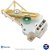 ATUADOR DE FREIO LAVADORA ELECTROLUX LTR15 127V - 64500661 - Imagem 1