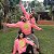 Moletom Canguru | Rosa Neon com Verde - Imagem 5
