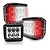Par Farol Milha Led 60w Com Strobo Vermelho Troller, Ranger, Utv - Imagem 1