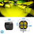 Par Super Farol Milha Spot Led Cree Luz Amarela 40w + 40w Auxiliar Utv - Imagem 5