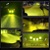 Par Super Farol Milha Spot Led Cree Luz Amarela 40w + 40w Auxiliar Utv - Imagem 8