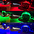 KIT LED ROCK LIGHTS 4 PEÇAS RGB 9W COM BLUETOOTH SCP-3400 - Imagem 7
