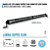 Barra Led Linha Super Slim 7D 168w 54cm SCP-5156 + capa + chicote - Imagem 2