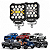 PAR FAROL DE MILHA QUADRADO COM DRL 50W SCP-1250S - Imagem 1