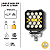 PAR FAROL DE MILHA QUADRADO COM DRL 50W SCP-1250S - Imagem 2