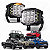 PAR FAROL DE MILHA LONGO ALCANCE 60W COM DRL SCP-6996 - Imagem 1