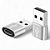 PAR ADAPTADOR OTG USB C PRATA - Imagem 1
