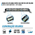 PAR BARRAS 28,5CM 78W ILUMINAÇÃO BRANCA LINHA SUPER SLIM ENCAIXE PERFEITO NO OVER BUMPER NOVA TRITON KATANA 2026 - Imagem 2