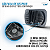 PAR FAROL DE LED 5X7 75W DRL DUAL COLOR BANDEIRANTE CHEROKEE BUGGY SCP-5775 - Imagem 4