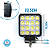 Farol Led 48w Quadrado Epistar Leds Carcaça Larga 5CM - Imagem 5