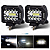 Par Farol Led 120w 9.9cm Quadrado 8D - Imagem 8