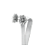 Brinco Flor Margarida com Zircônias em Prata 925 - Imagem 4