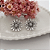 Brinco Flor Margarida com Zircônias em Prata 925 - Imagem 3