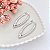 Brinco Argola Oval Alongada em Prata 925 – 4,0 cm - Imagem 4