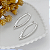Brinco Argola Oval Prata 925 Eletroformação 4cm - Imagem 4