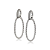 Brinco Argola 2 em 1 em Prata 925 com Zircônias - Imagem 1
