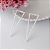 Brinco de Prata 925 Triangular Vazado Invertido – Leveza e Conforto - Imagem 3