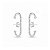 Brinco Ear Hook Torcido em Prata 925 - Imagem 1