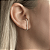 Brinco Ear Hook Torcido em Prata 925 - Imagem 2