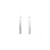 Brinco Ear Hook Liso Curvado em Prata 925 - Imagem 2