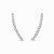 Brinco Ear Cuff Prata 925 com Micro Zircônias - Imagem 1
